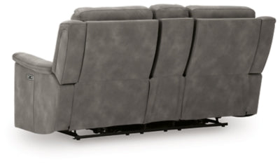 Next-Gen DuraPella Power Reclining Loveseat with Console - Home And Beyond