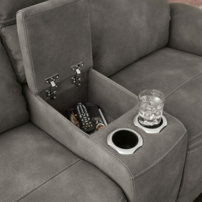 Next-Gen DuraPella Power Reclining Loveseat with Console - Home And Beyond