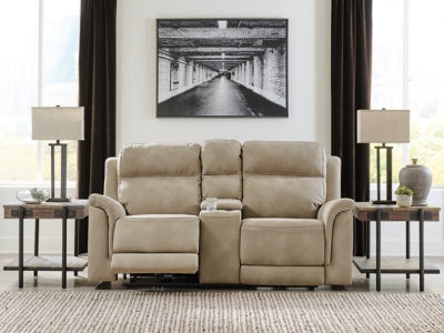 Next-Gen DuraPella Power Reclining Loveseat with Console - Home And Beyond