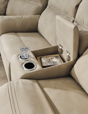 Next-Gen DuraPella Power Reclining Loveseat with Console - Home And Beyond