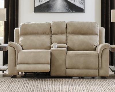 Next-Gen DuraPella Power Reclining Loveseat with Console - Home And Beyond