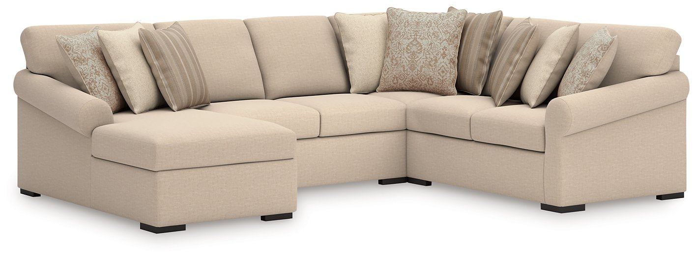 LadyMae Sectional with Chaise - Home And Beyond