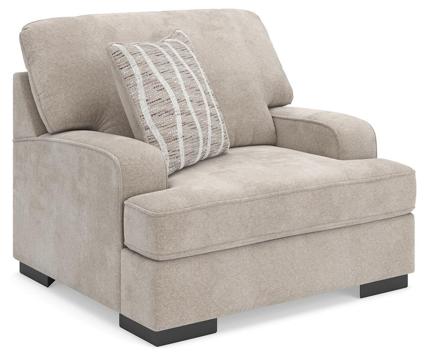 High Profile Chair & Ottoman Living Room Set - Home And Beyond