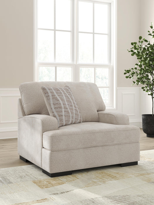 High Profile Chair & Ottoman Living Room Set - Home And Beyond