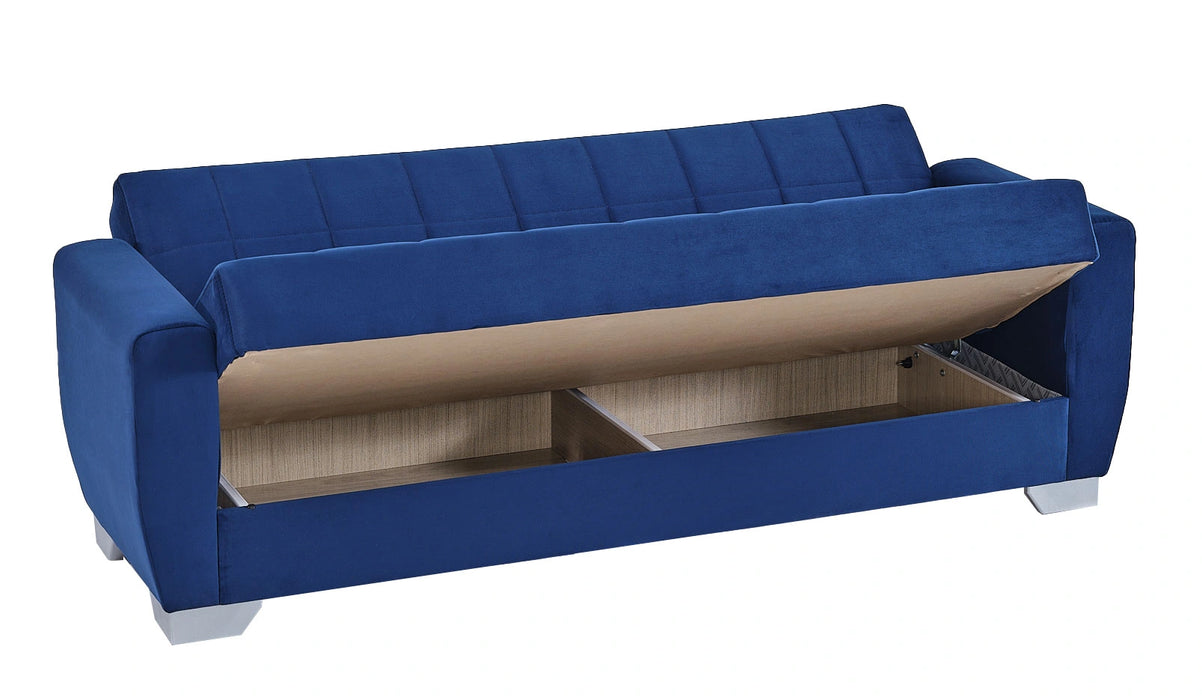 Ottomanson Barato Collection Upholstered Convertible Sofabed with Storage