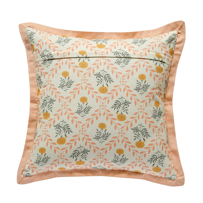 Dolce 20" Blush Pink Natural Cotton Throw Pillow