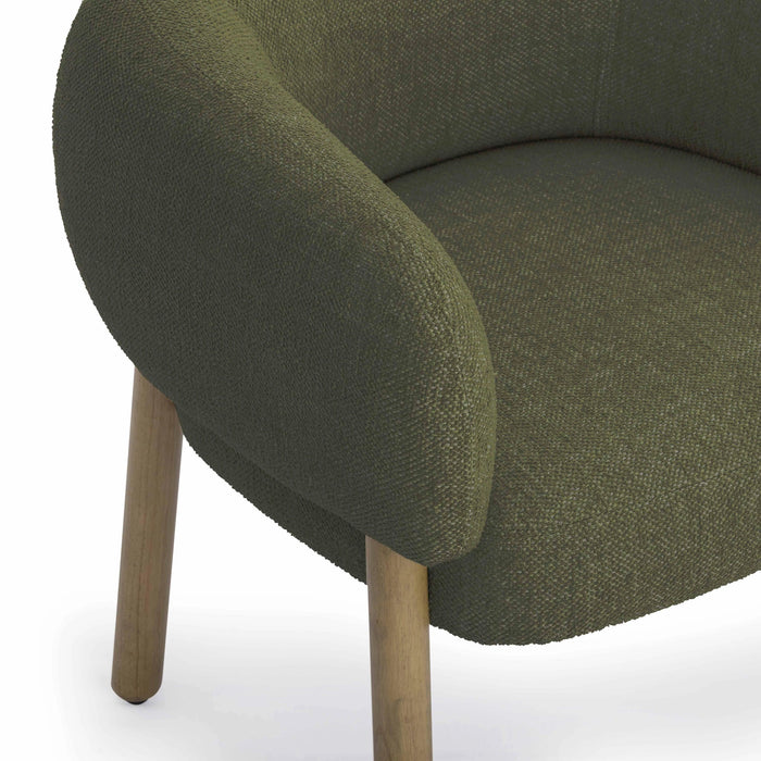 Foxy Textured Performance Fabric Accent Chair