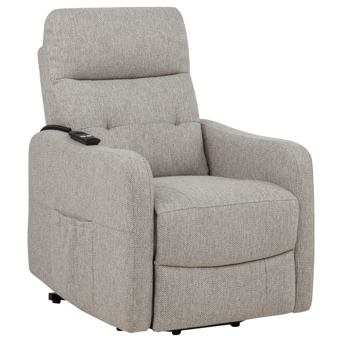Dayes Upholstered Power Lift Recliner Chair