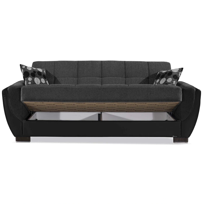 Ottomanson Armada Air Collection Upholstered Convertible Sofabed with Storage