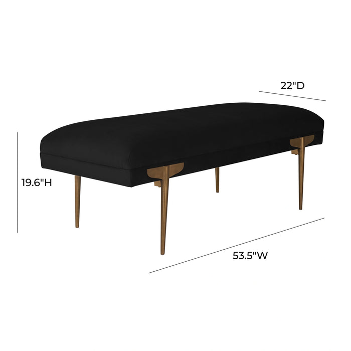 Brno 53.5" Performance Velvet Bench