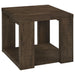 Pavone Open-Shelf Coffee and End Table Set - Dark Rustic Mango 3-Piece Set