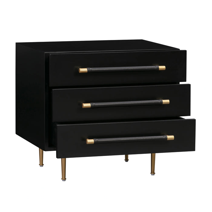 Trident 28" 3-Drawer Nightstand