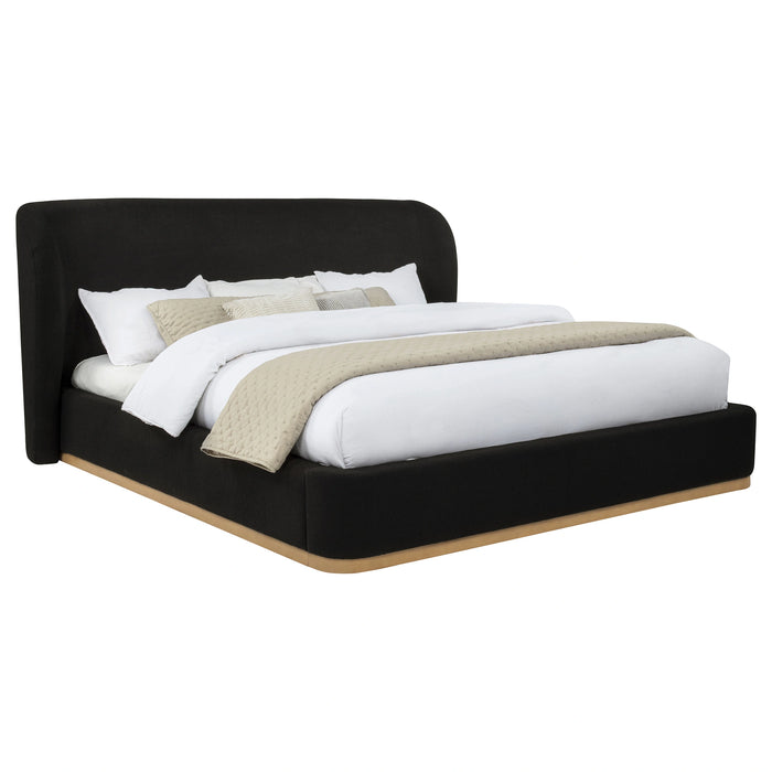 Blaire Upholstered Wingback Platform Bed