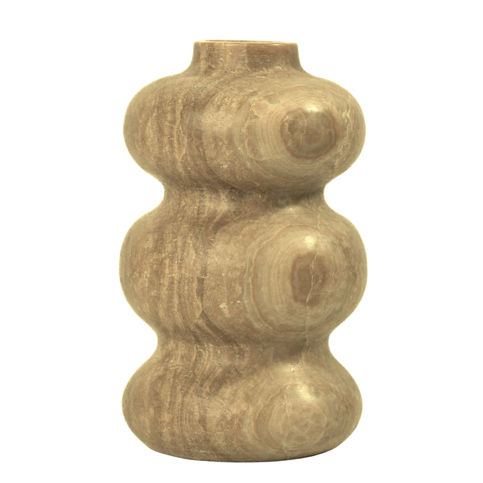 Marble Dark Onyx Swell Decorative Vase