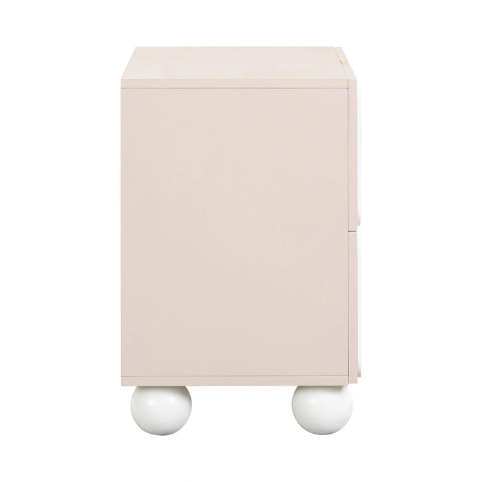 Tori 23" Motif 2-Drawer Nightstand