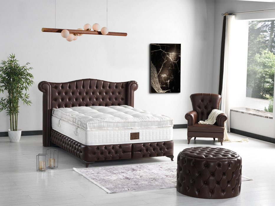 Monalisa Storage Bed With Headboard Brown