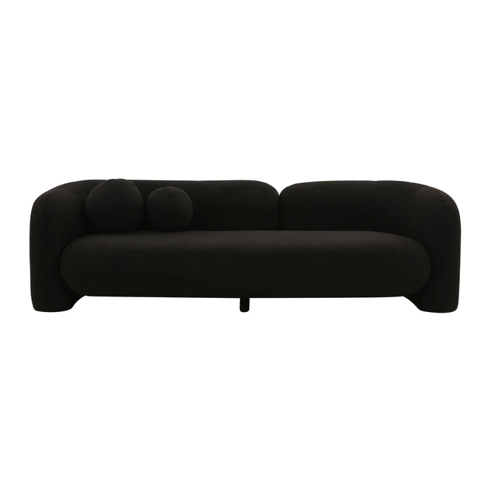 Amelie 91" Contract-Grade Faux Fur Sofa