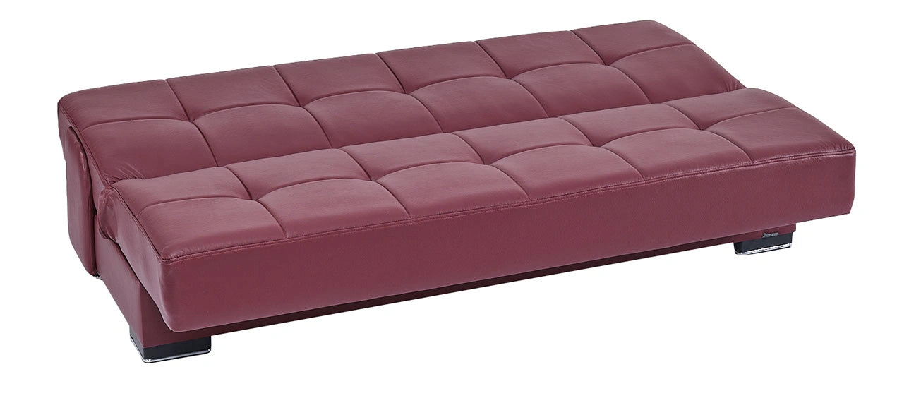 Ottomanson Soho Collection Upholstered Convertible Sofabed with Storage