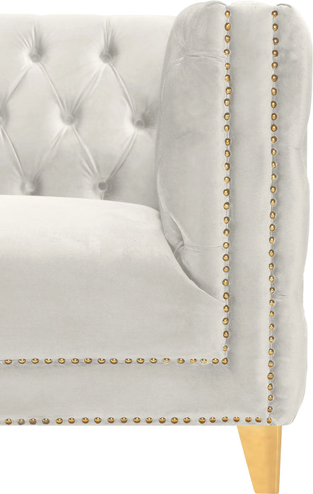 Michelle Cream Velvet Sofa