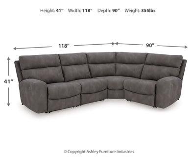 Next-Gen DuraPella Power Reclining Sectional - Home And Beyond