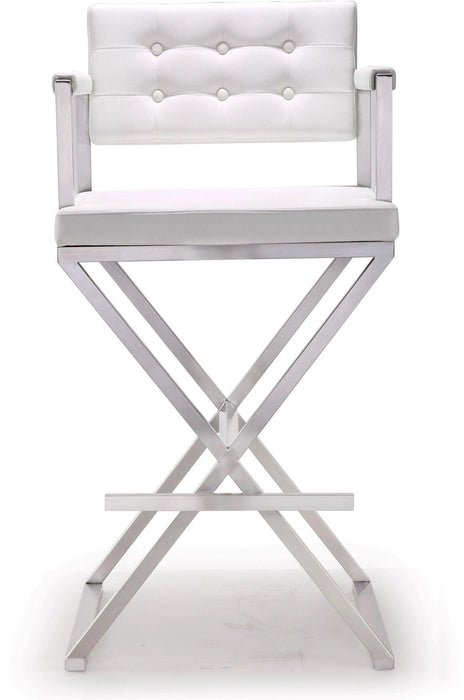 Director Performance Vegan Leather Stool
