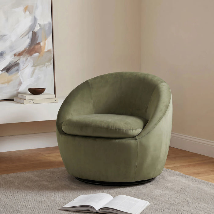 Myernick Upholstered Swivel Accent Chair