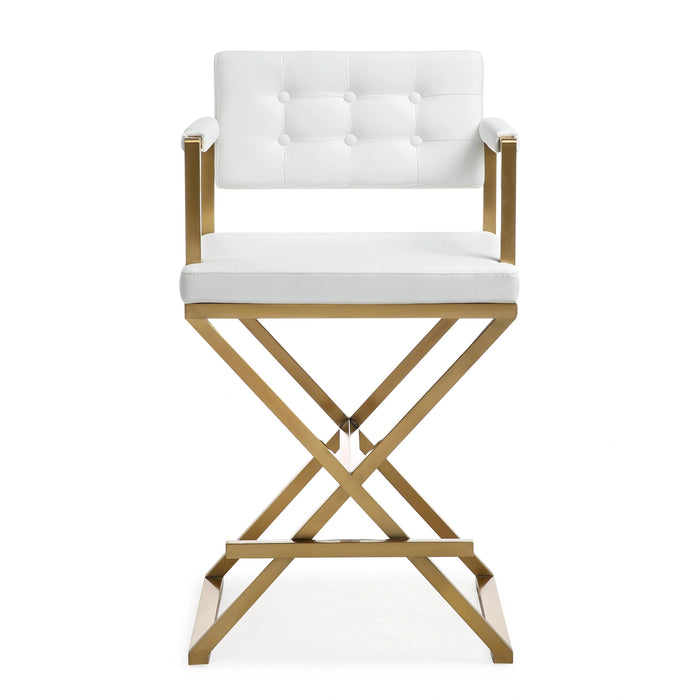 Director Performance Vegan Leather Stool