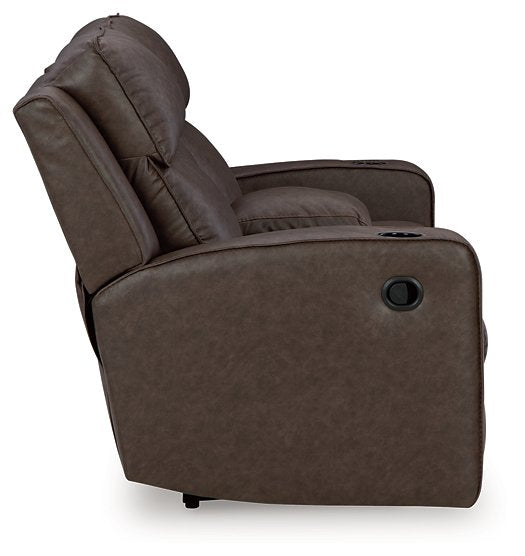 Lavenhorne Reclining Loveseat with Console - Home And Beyond