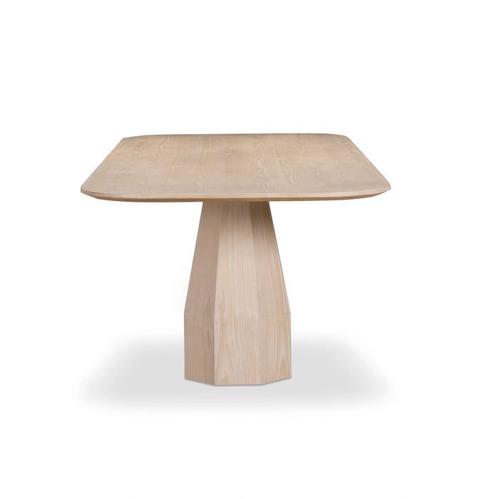 Brocha 106" Ash Wood Rectangular Dining Table