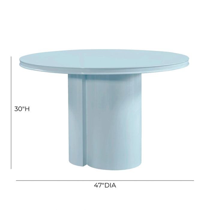 Elora 47" Lacquer Round Dining Table