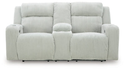 Forest Lake Power Reclining Loveseat with Console - Home And Beyond