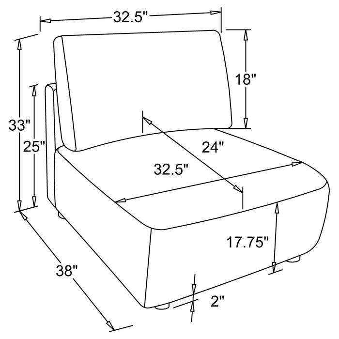Elysia Upholstered Modular Sectional