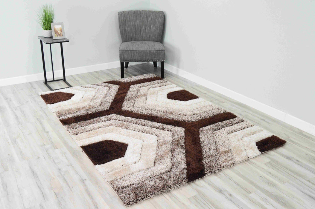 6485 Brown - 4D Shaggy