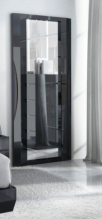 ESF Furniture Marbella Standing Mirror in Black