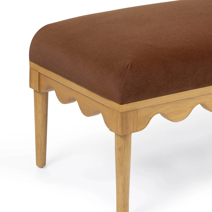 Oodle 56.5" Performance Vegan Mohair Bench