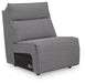 Modmax II Power Reclining Sectional with Chaise and Audio Consoles - Home And Beyond
