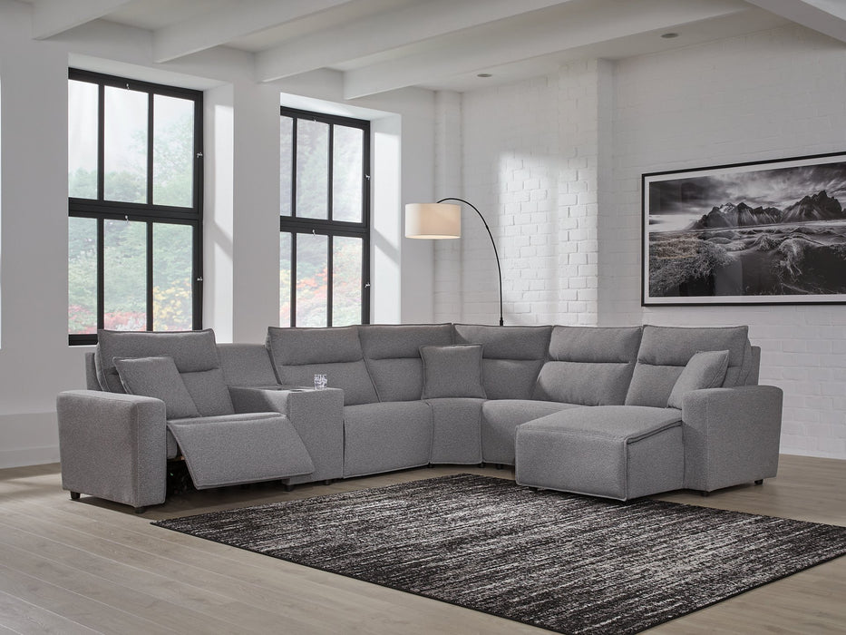 Modmax II Power Reclining Sectional with Chaise - Home And Beyond