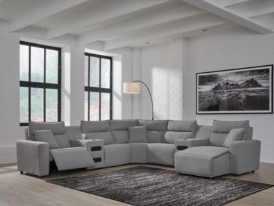 Modmax Power Reclining Sectional with Chaise - Home And Beyond