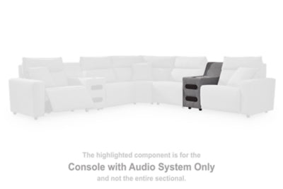 Modmax II Power Reclining Sectional with Audio Consoles - Home And Beyond