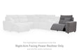 Modmax II Power Reclining Sectional with Audio Consoles - Home And Beyond
