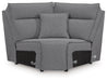 Modmax II Power Reclining Sectional with Audio Consoles - Home And Beyond