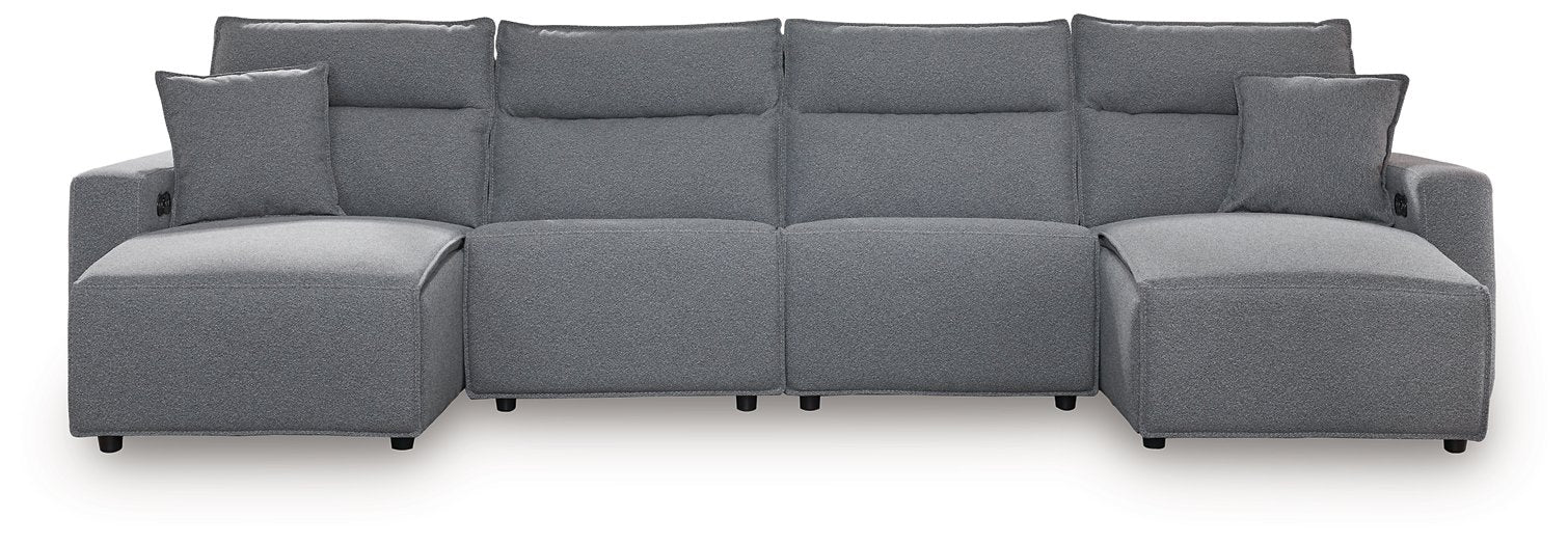 Modmax II Power Reclining Sectional with Chaise - Home And Beyond