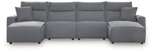 Modmax II Power Reclining Sectional with Chaise - Home And Beyond