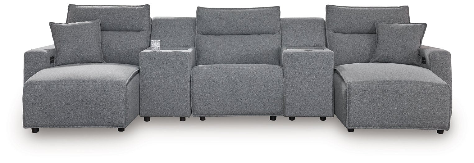 Modmax II Power Reclining Sectional with Chaise - Home And Beyond