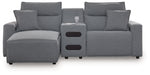 Modmax Power Reclining Sectional with Chaise - Home And Beyond