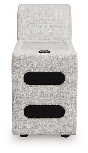 Modmax II Power Reclining Sectional with Chaise and Audio Consoles - Home And Beyond