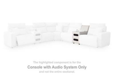 Modmax II Power Reclining Sectional with Audio Consoles - Home And Beyond