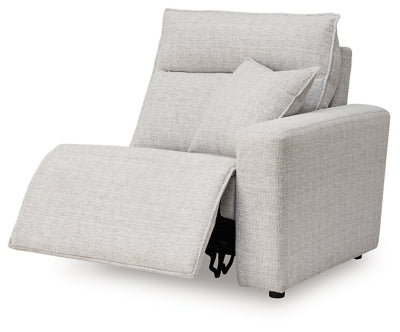 Modmax II Power Reclining Sectional with Audio Consoles - Home And Beyond