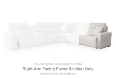 Modmax II Power Reclining Sectional with Audio Consoles - Home And Beyond