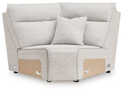 Modmax II Power Reclining Sectional with Audio Consoles - Home And Beyond
